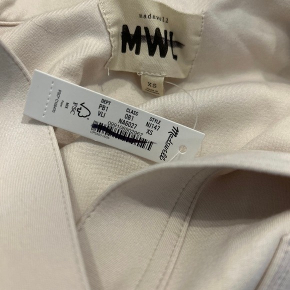 Madewell Ponte Hurricane Shirt-Jacket XS - Picture 6 of 7